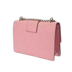 Prada Leather Chain Bag Pink Shoulder
